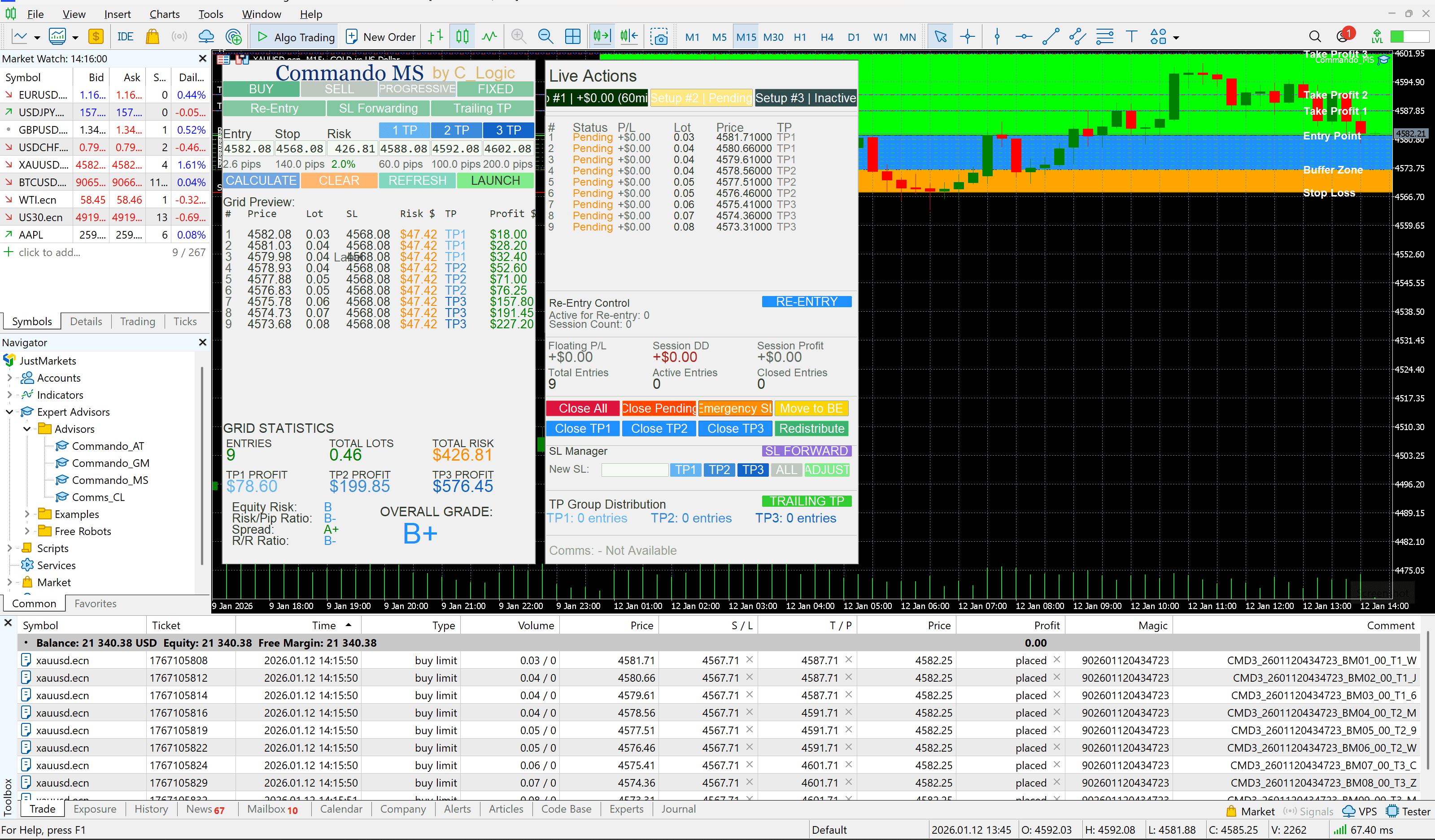 Commando MS Interface